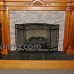 Woodeze 3 Panel Arched Folding Fireplace Screen - 30''H x 48''W - Black - B01KN1L1Y4